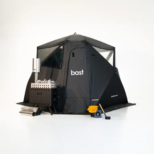 Bast Björk Plus - sauna tent met extra uitrusting